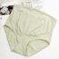 New comfortable high waist belly lift adjustable pregnant women's underwear ribbed cotton plus size maternity panties