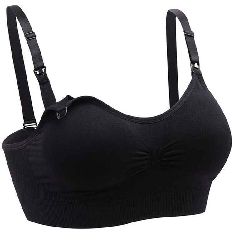 Plus Size Nursing Bra Breathable Women Breastfeeding Underwear Seamless Active Nursing Bra