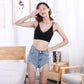 Lace sexy bra top push up wireless removable padded bralette