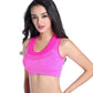 OEM Customized Adult Fitness Yoga Bra Push Up Removable Padded Halter Ladies Seamless Sports Bra Top