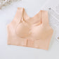 Breathable Bra Posture Corrector Bralette Front Closure Adjustable Bras Laser Cutting Push Up Sports Vest Brassiere Cross Back