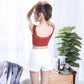 Summer yoga bra tank top soft lace seamless bra casual breathable wireless removable pad vest