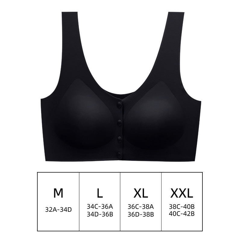 New Maternity Nursing Bra with Front Closure Cups 3D Support Cups for Gathering Bras Breathable Comfortable Seamless Underwear