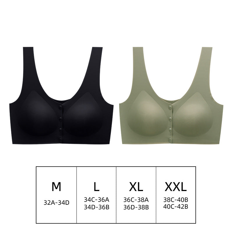 New Maternity Nursing Bra with Front Closure Cups 3D Support Cups for Gathering Bras Breathable Comfortable Seamless Underwear