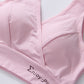 Breathable Cotton Pregnant Women's Underwear Criss-Cross Vest Removable Pad Wireless Pregnancy Nursing Bra