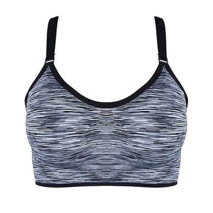 Women High Impact Push Up Underwear Tops Supportive Yoga Sports Bra Removable Pad Adjustable Straps Gym Bralette